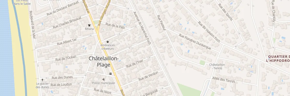 Plan du 20B Rue des Poilus à Châtelaillon-Plage