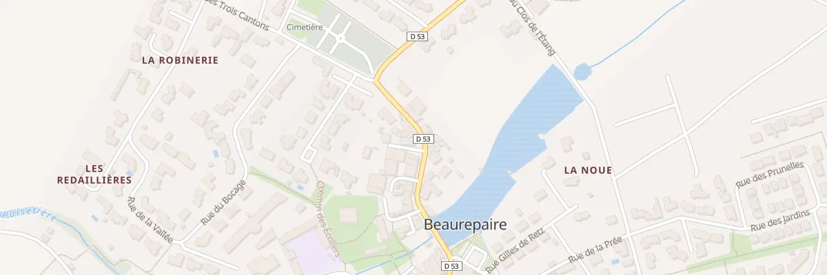 Plan du 27 Rue des Mauges à Beaurepaire