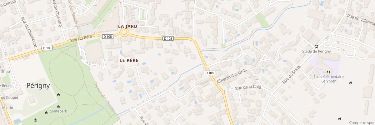 Plan du 76 Rue du Péré à Périgny