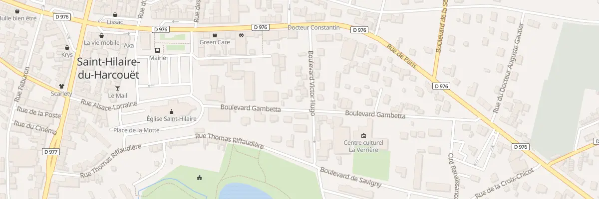 Plan du 50 Bd Gambetta - St-Hilaire à Saint-Hilaire-du-Harcouët