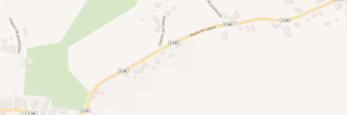 Plan du 758 Rte de Labets à Masparraute