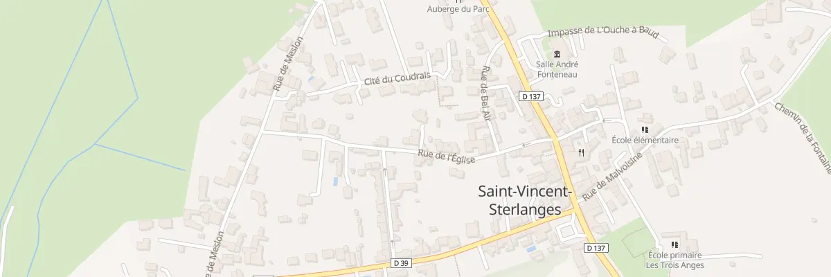 Plan du 18 Rue de l’église à Saint-Vincent-Sterlanges