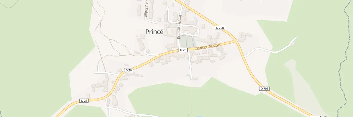 Plan du 20 Rue du Bas Bourg à Princé