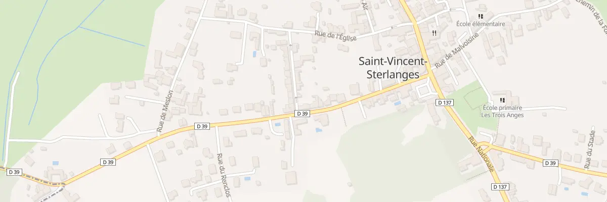 Plan du 30 Rue de sainte-cécile à Saint-Vincent-Sterlanges