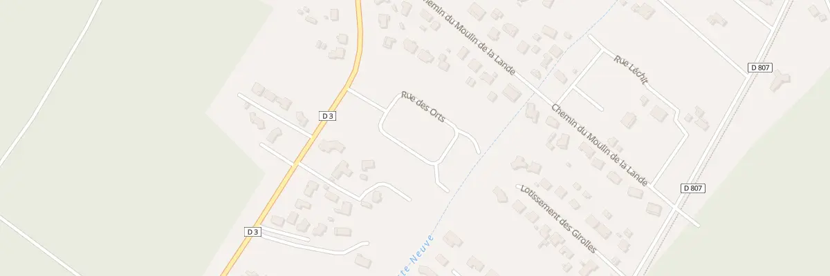 Plan du 12 Rue des Orts au Porge