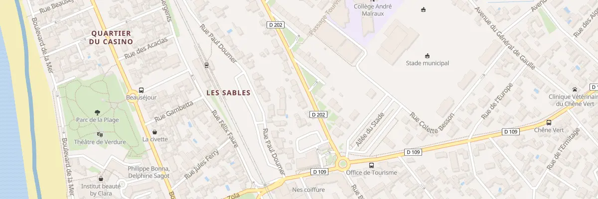 Plan du 80 Bd Aristide Briand à Châtelaillon-Plage