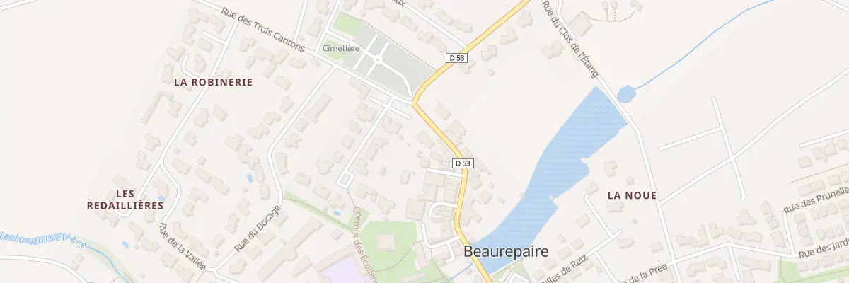 Plan du 33 Rue des Mauges à Beaurepaire