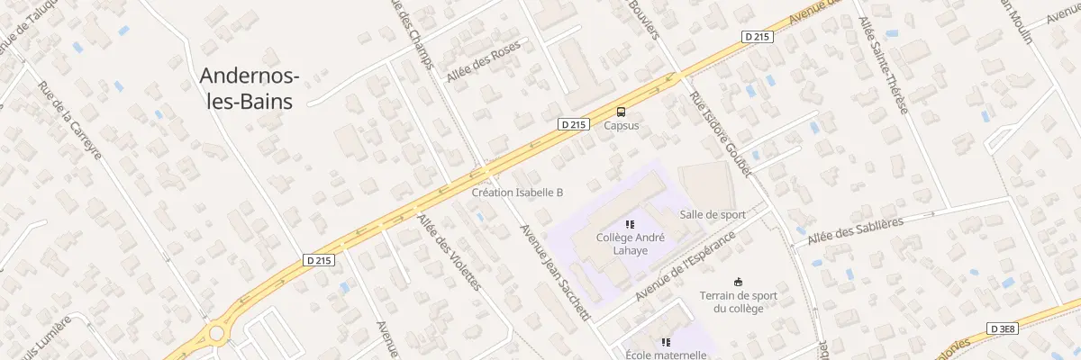 Plan du 74 Av de Bordeaux à Andernos-les-Bains