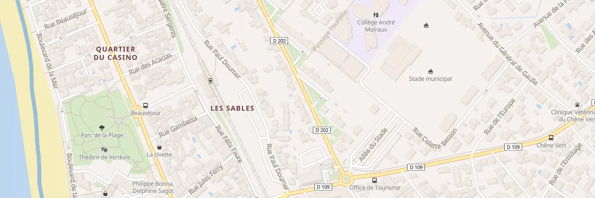 Plan du 76 Bd Aristide Briand à Châtelaillon-Plage