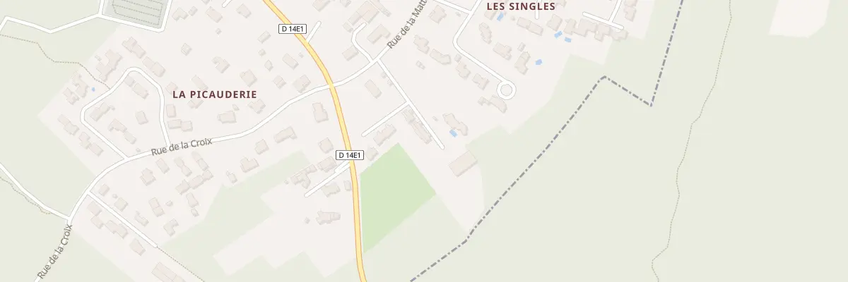 Plan du 4B Rue de la Matte à la Canette à Étaules