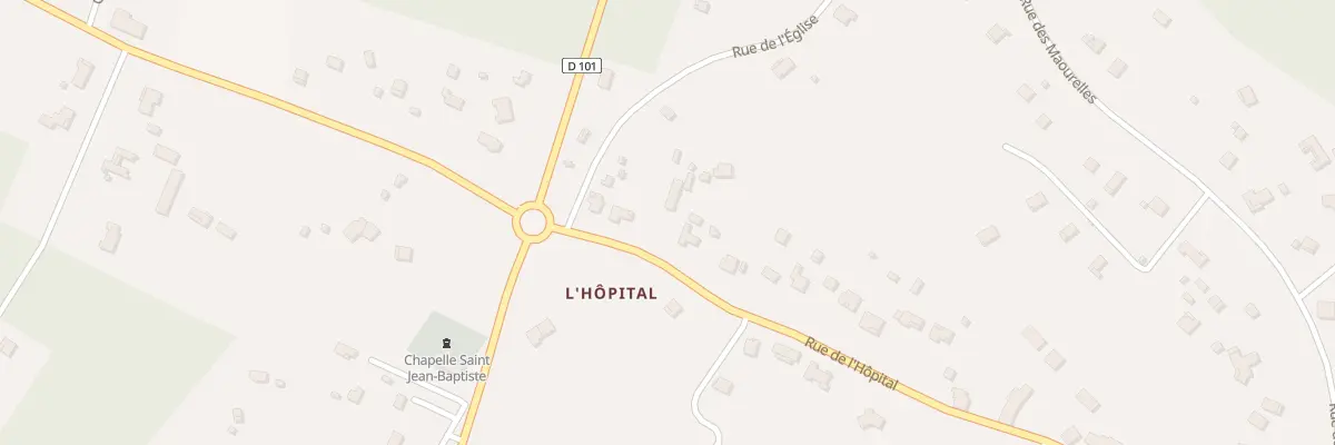 Plan du 4 Rue de l’Hôpital à Grayan-et-l’Hôpital