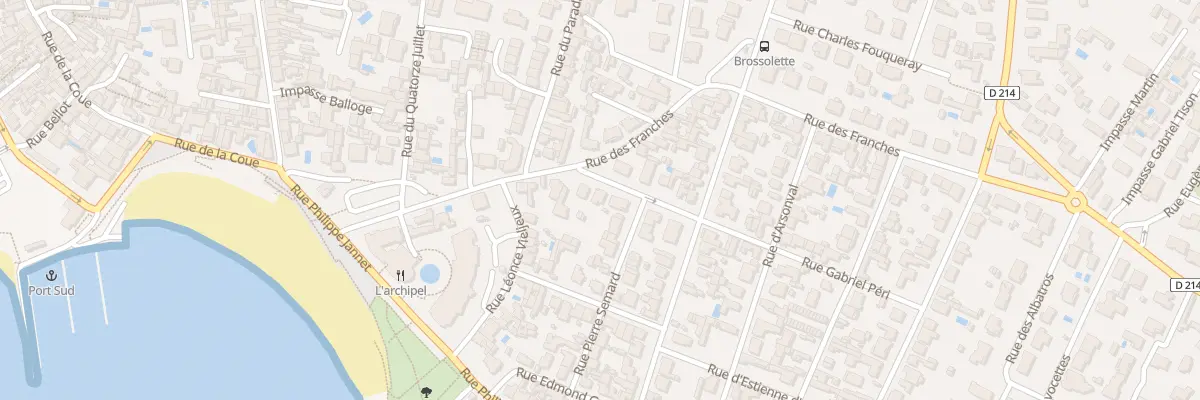 Plan du 22 Rue Gabriel Péri à Fouras