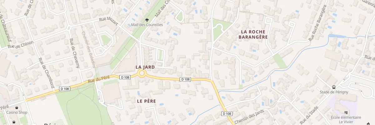 Plan du 63 Rue du Péré à Périgny