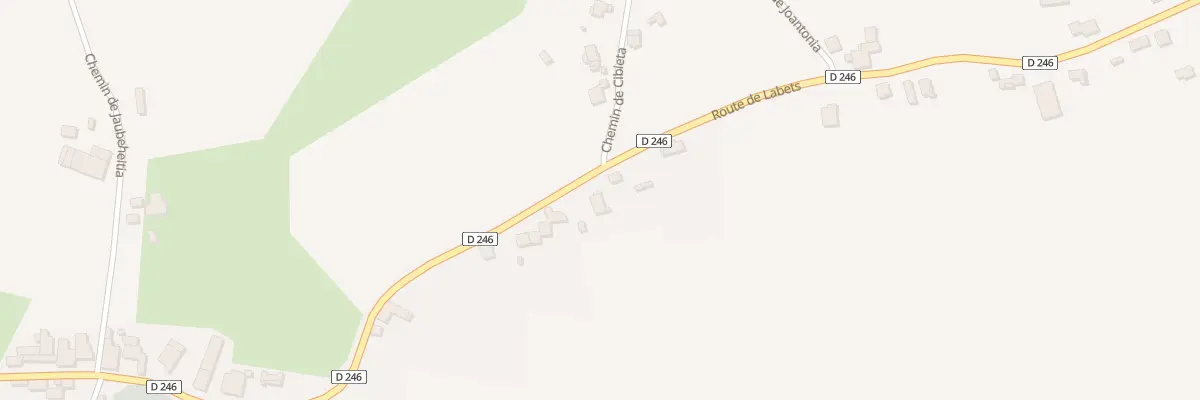 Plan du 754 Rte de Labets à Masparraute