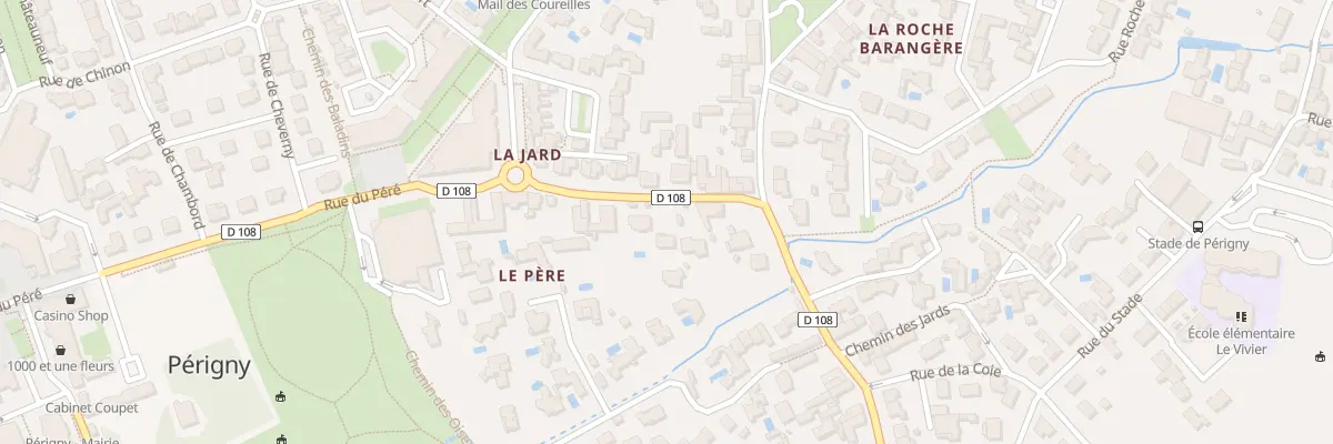 Plan du 70A Rue du Péré à Périgny