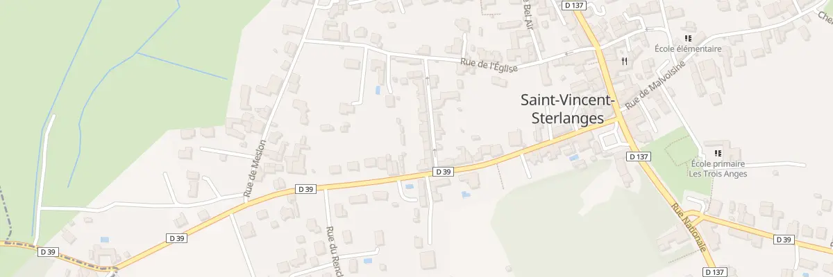 Plan du 5 Rue guinot à Saint-Vincent-Sterlanges