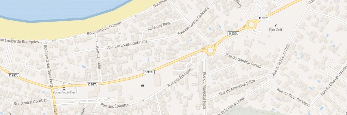 Plan du 52 Av du Cadoret à Fouras