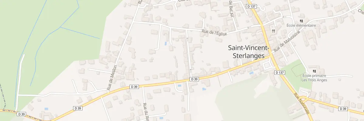 Plan du 7 Rue guinot à Saint-Vincent-Sterlanges