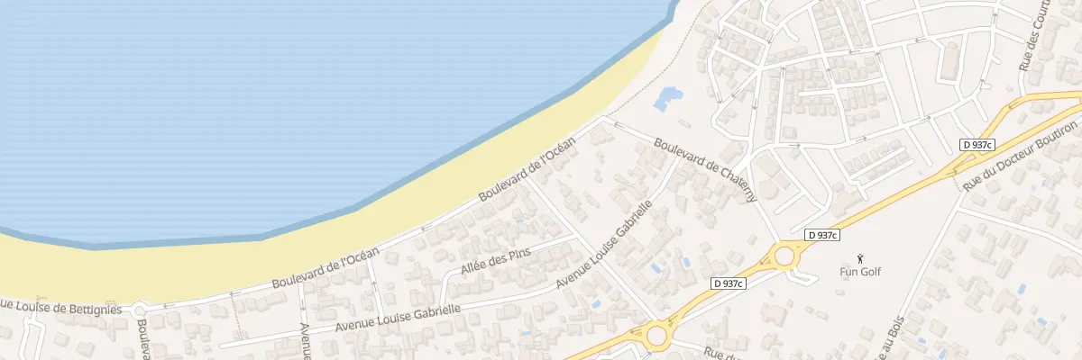 Plan du 57 Bd de l’Océan à Fouras