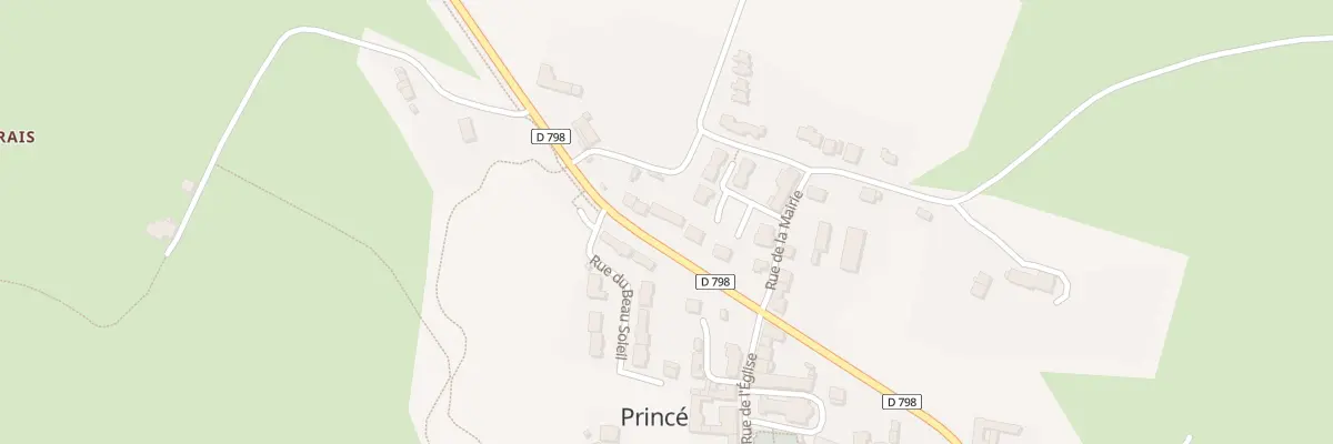 Plan du 5137 Le Bourg à Princé