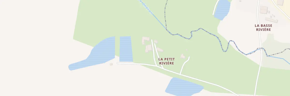 Plan du 3 La Petite Rivière à Congrier