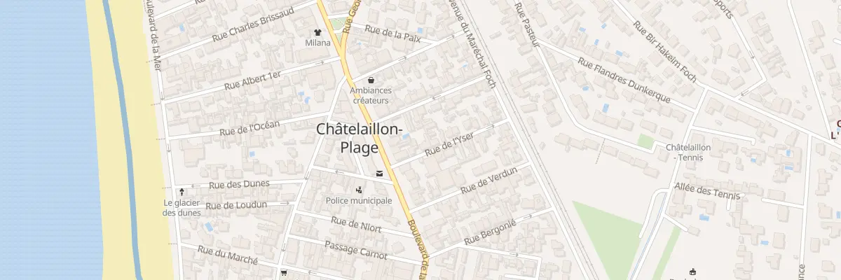 Plan du 7 Rue de l’Yser à Châtelaillon-Plage