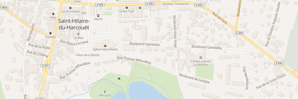 Plan du 63 Bd Gambetta - St-Hilaire à Saint-Hilaire-du-Harcouët