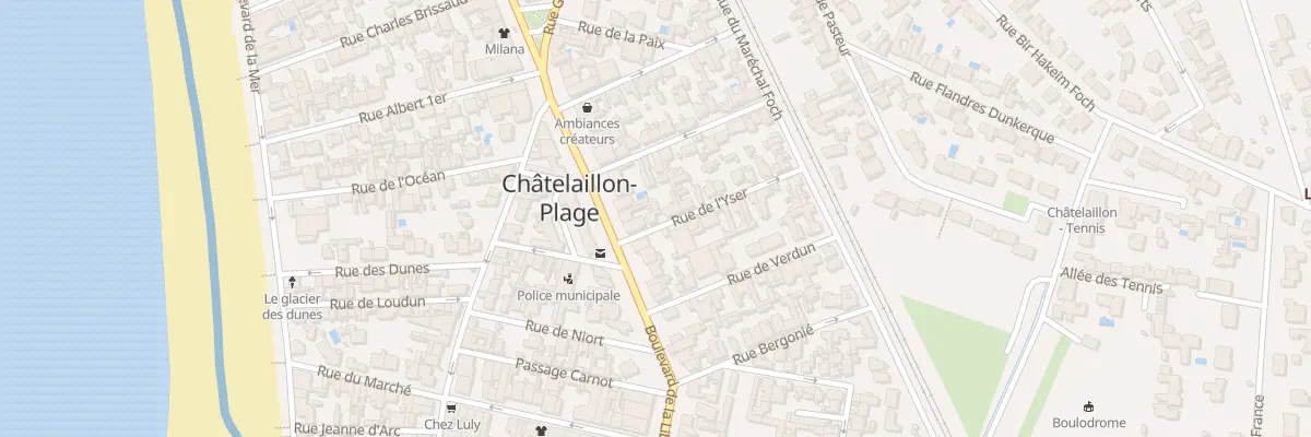 Plan du 5 Rue de l’Yser à Châtelaillon-Plage