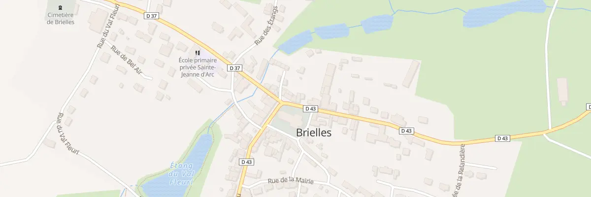 Plan du 5 Rue du Maine à Brielles