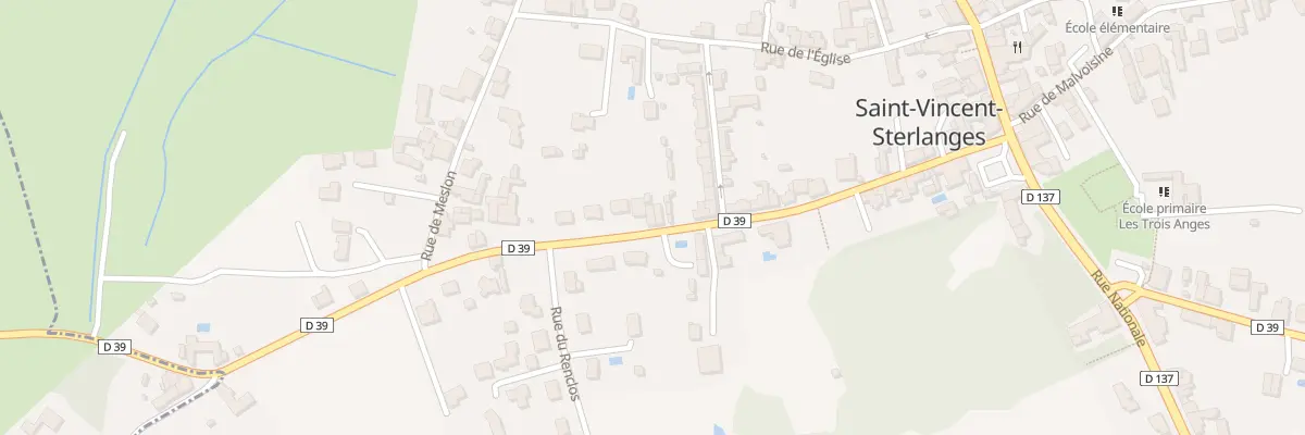 Plan du 36 Rue de sainte-cécile à Saint-Vincent-Sterlanges