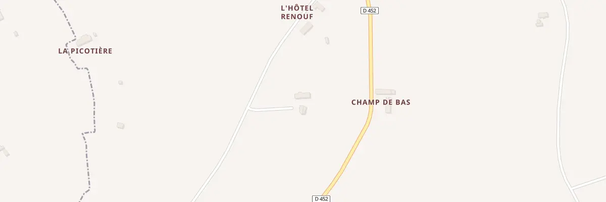 Plan du 7 L’Hotel Renouf - Fervaches à Tessy-Bocage