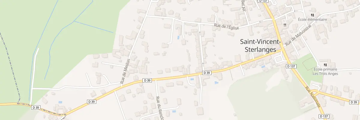 Plan du 38 Rue de sainte-cécile à Saint-Vincent-Sterlanges
