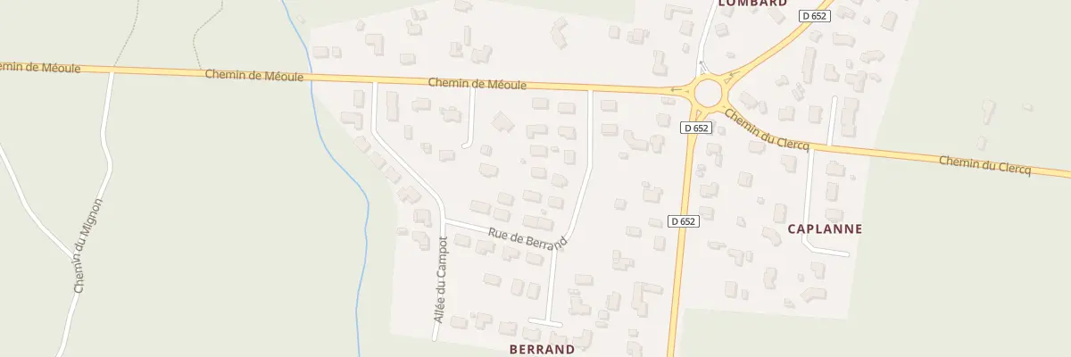 Plan du 98 Rue de Berrand à Sanguinet
