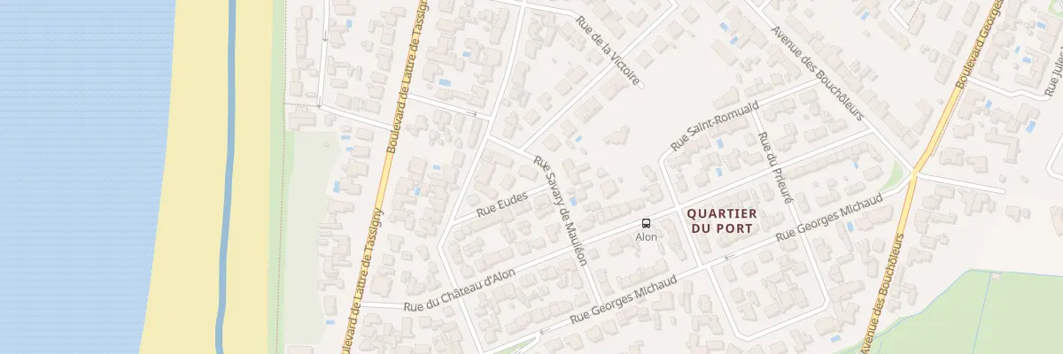 Plan du 4 Rue Savary de Mauleon à Châtelaillon-Plage