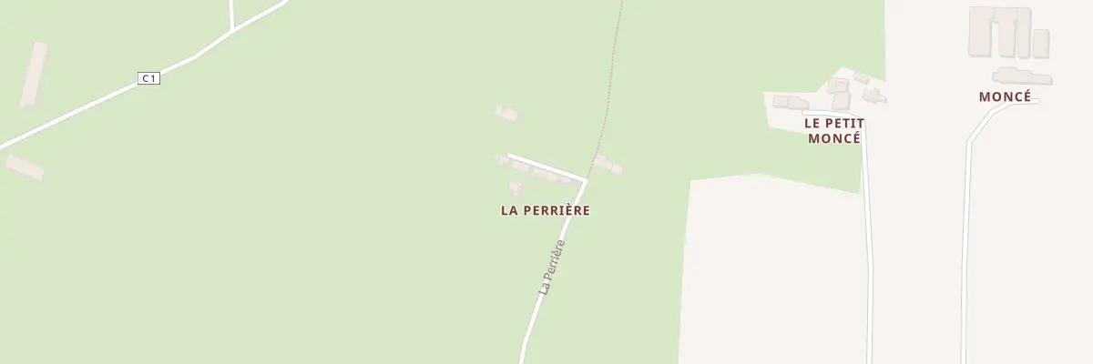 Plan du 13 La Perrière à La Bazouge-du-Désert