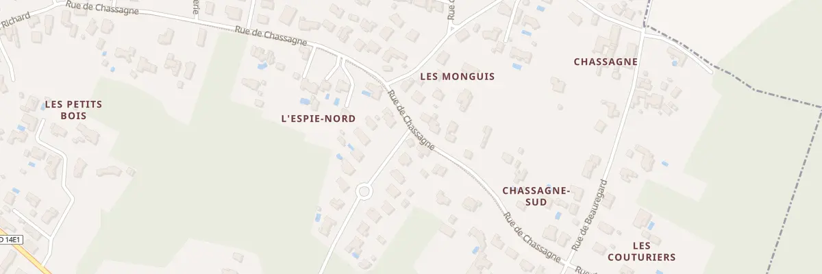 Plan du 48 Rue de Chassagne à Étaules