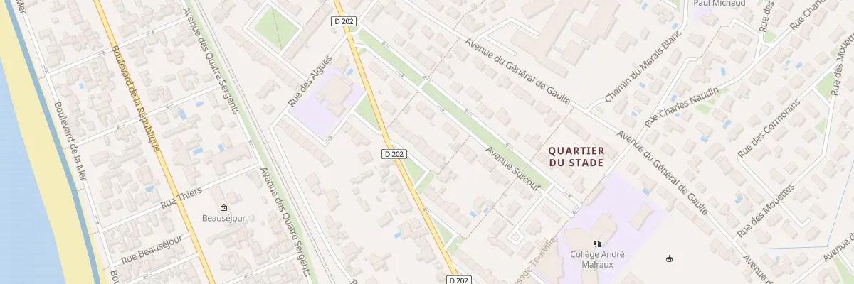 Plan du 41 Bd Aristide Briand à Châtelaillon-Plage