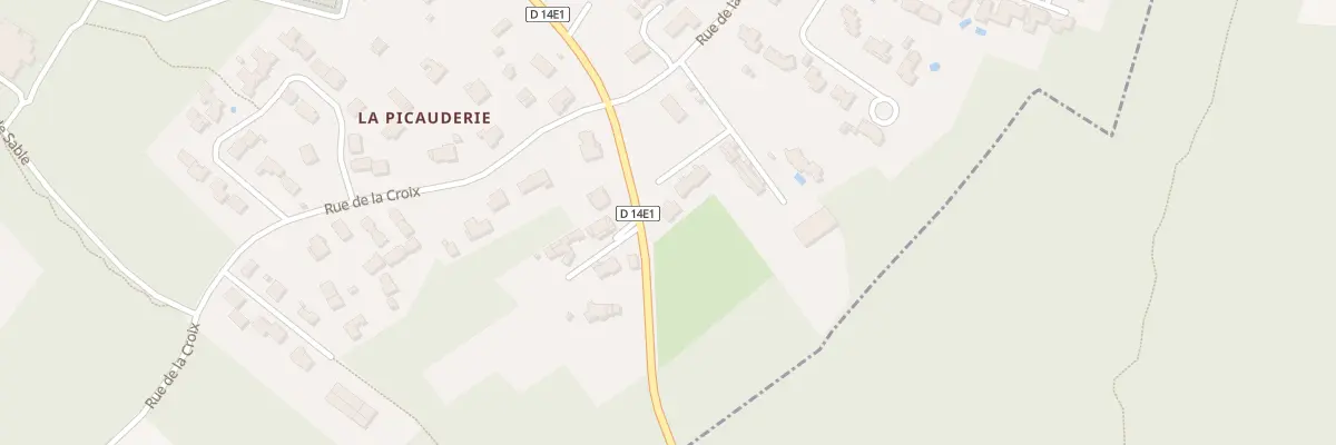 Plan du 4G Rue de la Matte à la Canette à Étaules