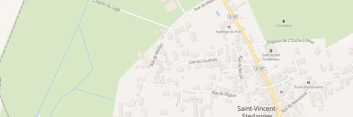 Plan du 15 Cité du coudrais à Saint-Vincent-Sterlanges