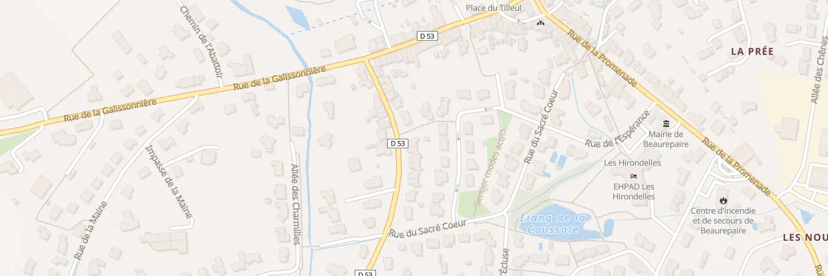 Plan du 15 Rue du 11 Novembre 1918 à Beaurepaire
