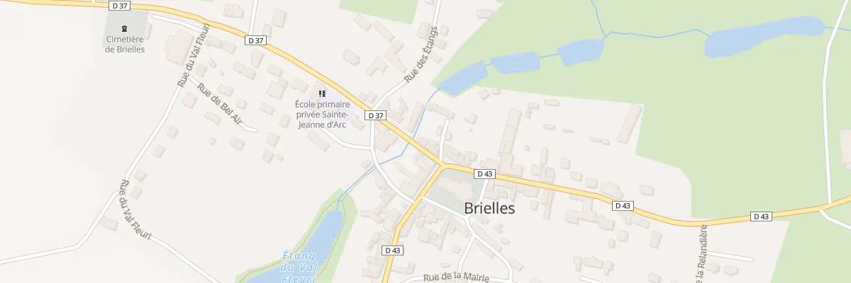 Plan du 5 Rue de Bretagne à Brielles