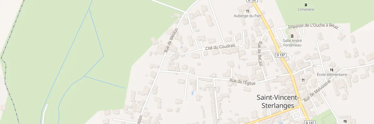 Plan du 28 Rue de l’église à Saint-Vincent-Sterlanges