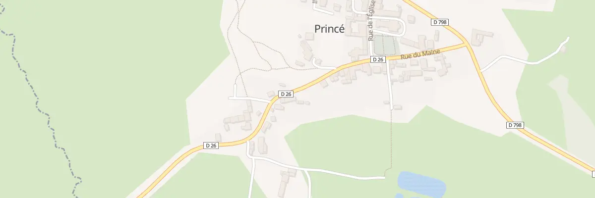 Plan du 10 Rue du Bas Bourg à Princé