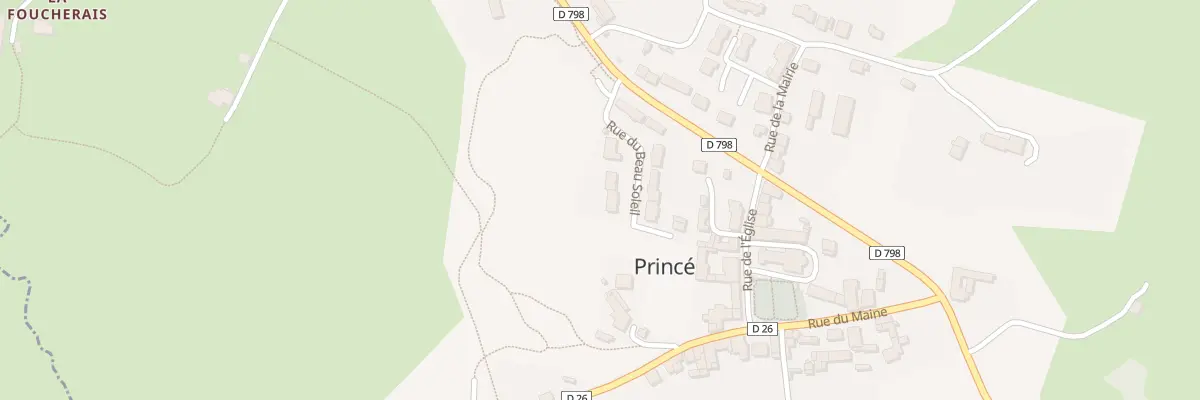 Plan du 6 Rue du Beau Soleil à Princé