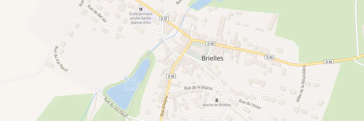 Plan du 2 Pl de l’Eglise à Brielles