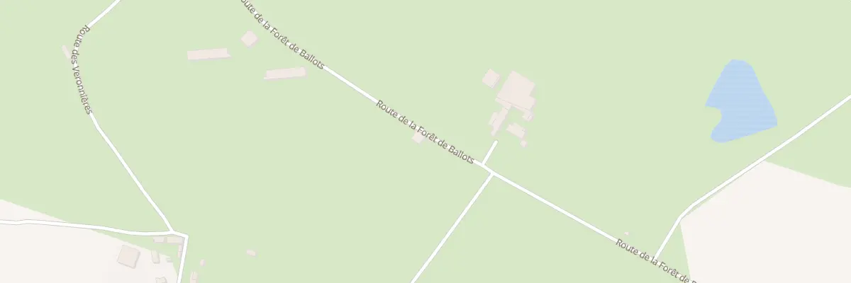 Plan du 2046 Rte de la Forêt de Ballots à La Roë