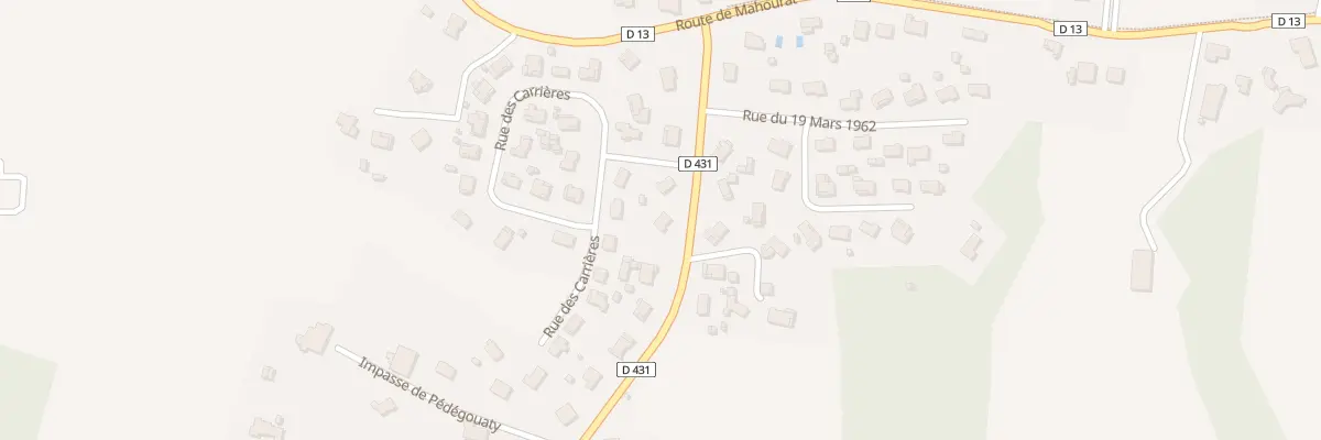Plan du 190 Rte de Cagnotte à Heugas