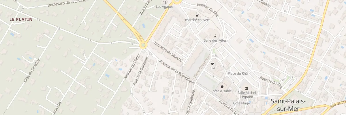 Plan du 17 Av de la République à Saint-Palais-sur-Mer