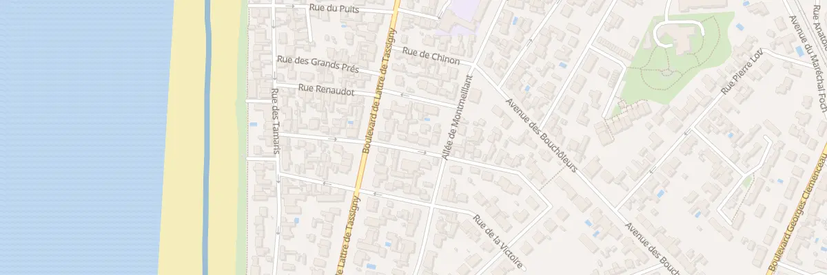 Plan du 3 Rue Michel Barillaud à Châtelaillon-Plage