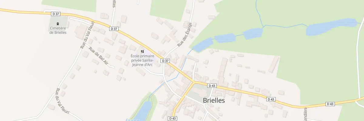 Plan du 7 Rue de Bretagne à Brielles